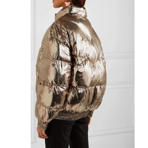 NWT ISABEL MARANT ÉTOILE Kristen Metallic Jacket - Picture 6 of 10